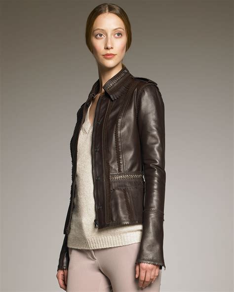 burberry lederjacke damen sale|Burberry cashmere jacket.